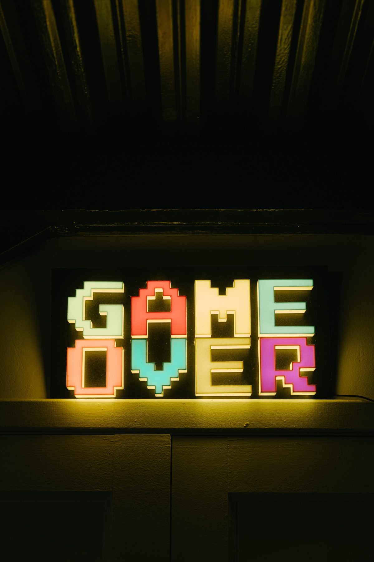 Sign that says "Game Over"
