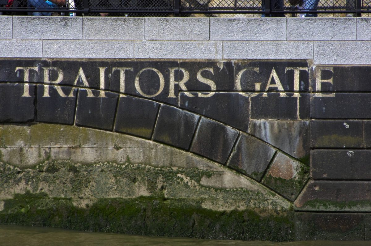 View of Traitor's Gate on the Thames