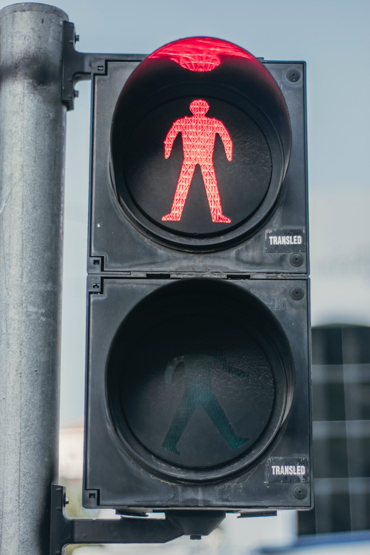 Pedestrian Stop light.