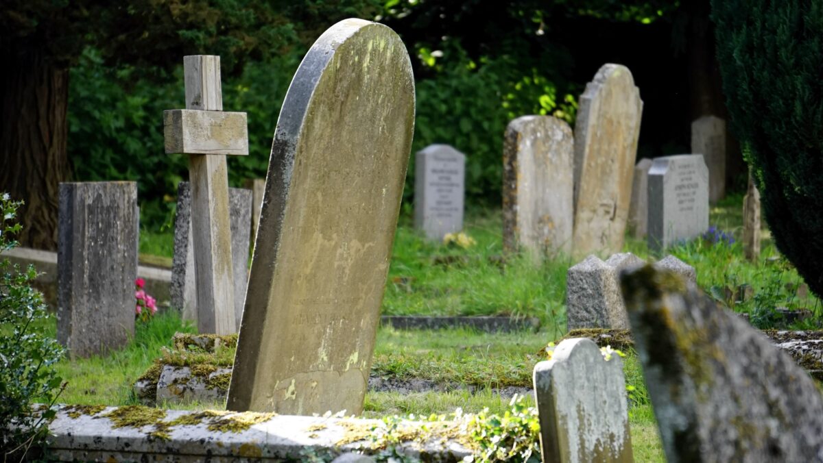 Old grave stones.