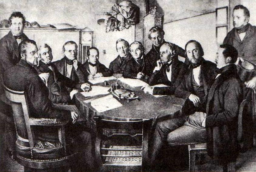 Leipzip-Dresdem Railway Company's Board of Directors (1852)