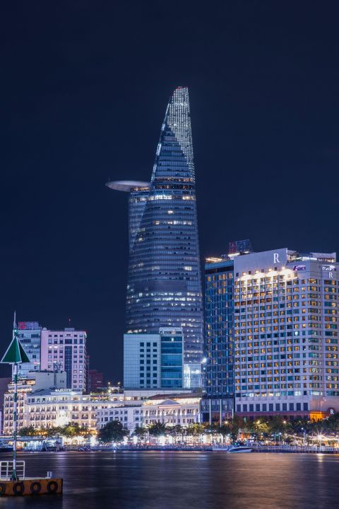 Skyline of Ho Chi Minh city.